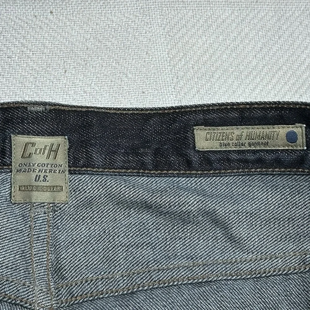 Citizens of Humanity Sid Straight Jeans 34x30 Relaxed Fit Stretch Denim USA Made